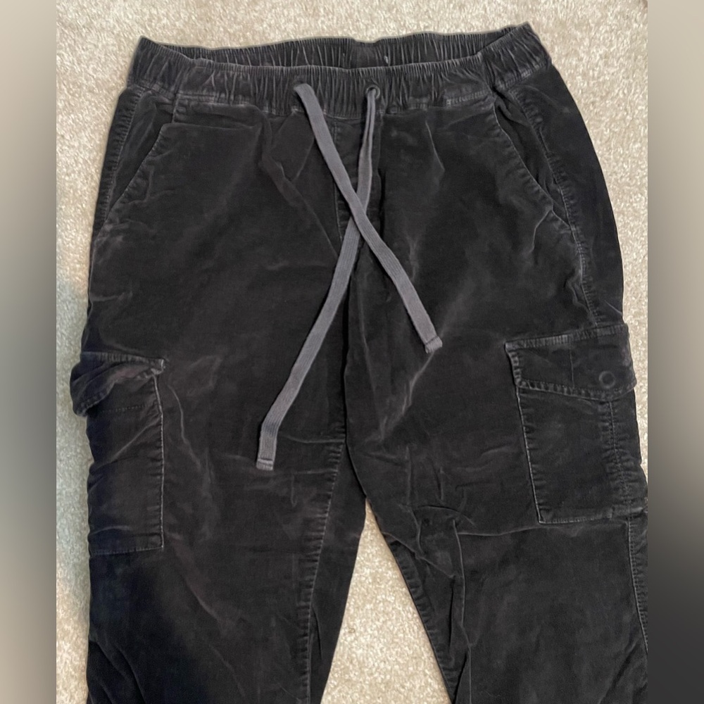 Anthropologie Velvet Cargo pants